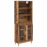 Casa si Gradina - Mobilier - Comode si corpuri - Corpuri bucatarie - Bufet Lemn Vechi 69,5 x 32,5 x 180 cm Lemn compozit - Infinity.ro