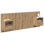 Casa si Gradina - Mobilier - Paturi si accesorii - Accesorii paturi - Tablie de pat cu LED, gri deschis, 90x5x118/128 cm, textil - Infinity.ro