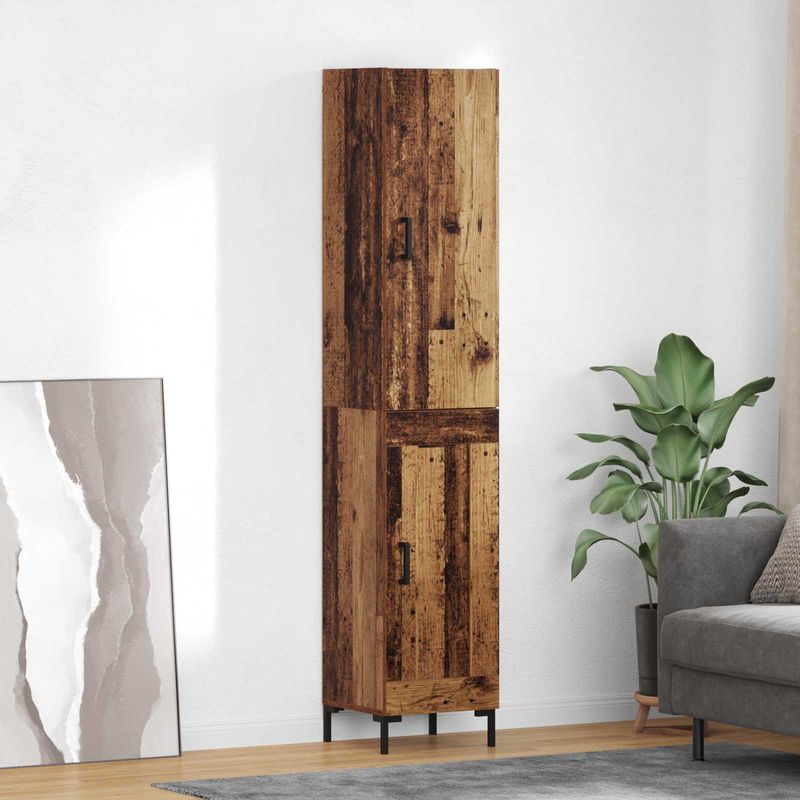 Casa si Gradina - Mobilier - Comode si corpuri - Corpuri bucatarie - Bufet Lemn Vechi 69,5 x 34 x 180 cm Lemn compozit - Infinity.ro