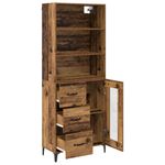 Casa si Gradina - Mobilier - Comode si corpuri - Comode - Bufet cu sertar Lemn Vechi 69,5 x 34 x 180 cm Lemn compozit - Infinity.ro