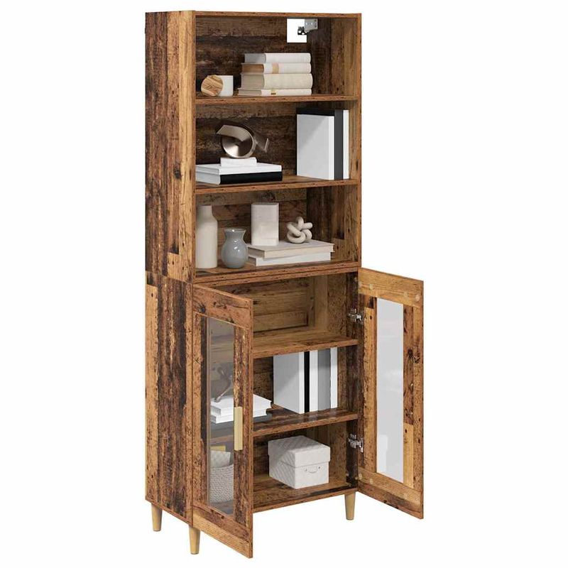 Casa si Gradina - Mobilier - Comode si corpuri - Corpuri bucatarie - Bufet Lemn Vechi 69,5 x 32,5 x 180 cm Lemn compozit - Infinity.ro