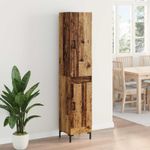 Casa si Gradina - Mobilier - Comode si corpuri - Corpuri bucatarie - Bufet Lemn Vechi 69,5 x 34 x 180 cm Lemn compozit - Infinity.ro