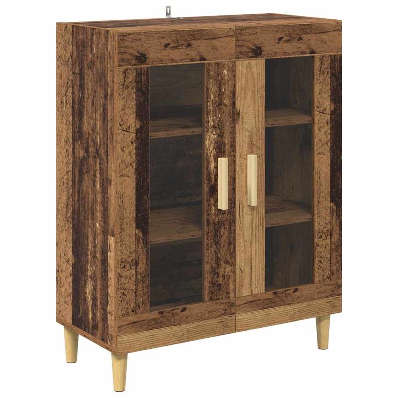 Casa si Gradina - Mobilier - Comode si corpuri - Corpuri bucatarie - Bufet Lemn Vechi 69,5 x 32,5 x 180 cm Lemn compozit - Infinity.ro