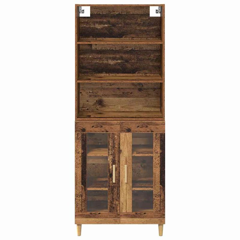 Casa si Gradina - Mobilier - Comode si corpuri - Corpuri bucatarie - Bufet Lemn Vechi 69,5 x 32,5 x 180 cm Lemn compozit - Infinity.ro