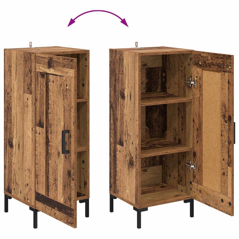 Casa si Gradina - Mobilier - Comode si corpuri - Corpuri bucatarie - Bufet Lemn Vechi 69,5 x 34 x 180 cm Lemn compozit - Infinity.ro