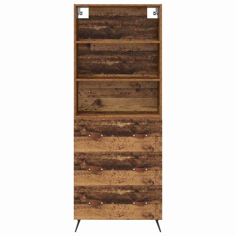 Casa si Gradina - Mobilier - Comode si corpuri - Corpuri bucatarie - Bufet cu sertar Lemn Vechi 69,5 x 34 x 180 cm Lemn compozit - Infinity.ro
