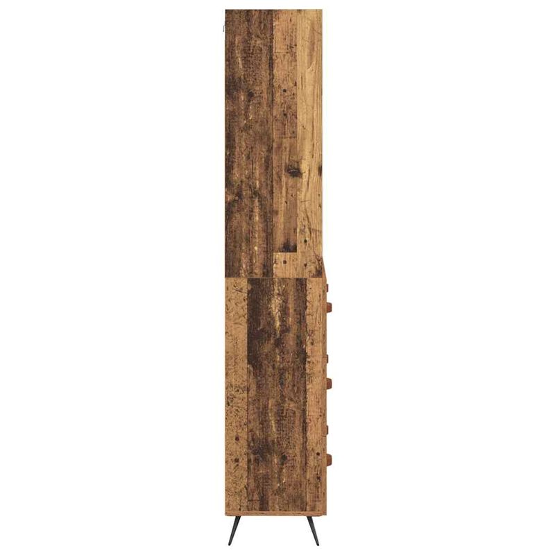 Casa si Gradina - Mobilier - Comode si corpuri - Corpuri bucatarie - Bufet cu sertar Lemn Vechi 69,5 x 34 x 180 cm Lemn compozit - Infinity.ro
