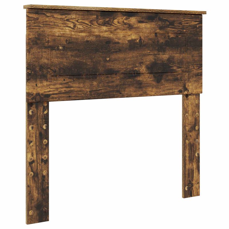Casa si Gradina - Mobilier - Paturi si accesorii - Paturi - Pat cu storage Stejar fumuriu 90 x 190 cm Lemn compozit - Infinity.ro