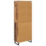 Casa si Gradina - Mobilier - Comode si corpuri - Comode - Bufet 2 pcs Lemn Vechi Lemn Stratificat si Sticla - Infinity.ro