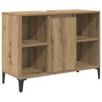 Casa si Gradina - Mobilier - Seturi de mobilier - Seturi baie - Set de mobilier pentru baie cu raft 3 pcs Stejar Artizanal - Infinity.ro