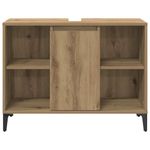 Casa si Gradina - Mobilier - Seturi de mobilier - Seturi baie - Set de mobilier pentru baie cu raft 3 pcs Stejar Artizanal - Infinity.ro