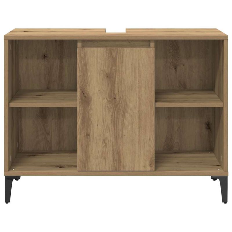Casa si Gradina - Mobilier - Seturi de mobilier - Seturi baie - Set de mobilier pentru baie cu raft 3 pcs Stejar Artizanal - Infinity.ro