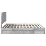 Casa si Gradina - Mobilier - Paturi si accesorii - Paturi - Cadru de pat cu sertar Gri din beton 180 x 200 cm Lemn compozit - Infinity.ro