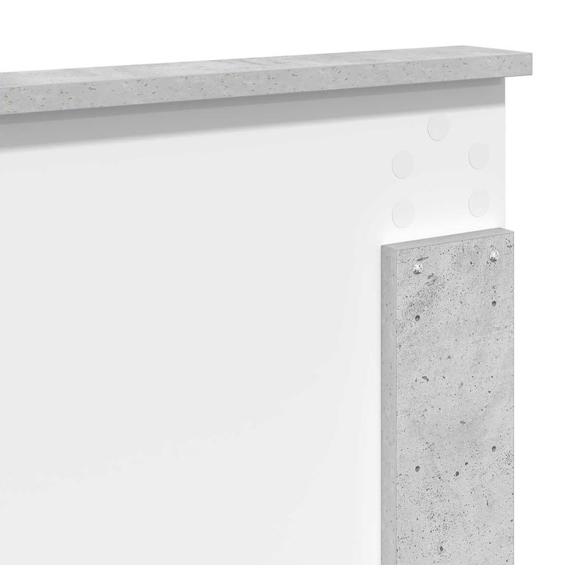 Casa si Gradina - Mobilier - Paturi si accesorii - Paturi - Cadru de pat cu sertar Gri din beton 180 x 200 cm Lemn compozit - Infinity.ro