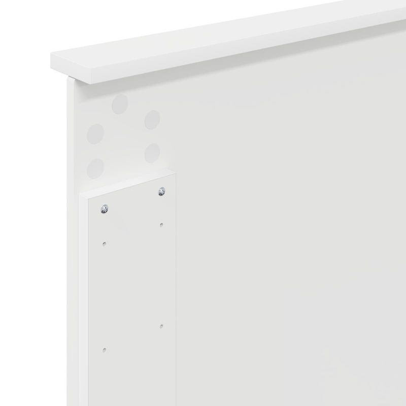 Casa si Gradina - Mobilier - Paturi si accesorii - Paturi - Cadru de pat cu sertar Manual Alb 90 x 200 cm Lemn compozit - Infinity.ro