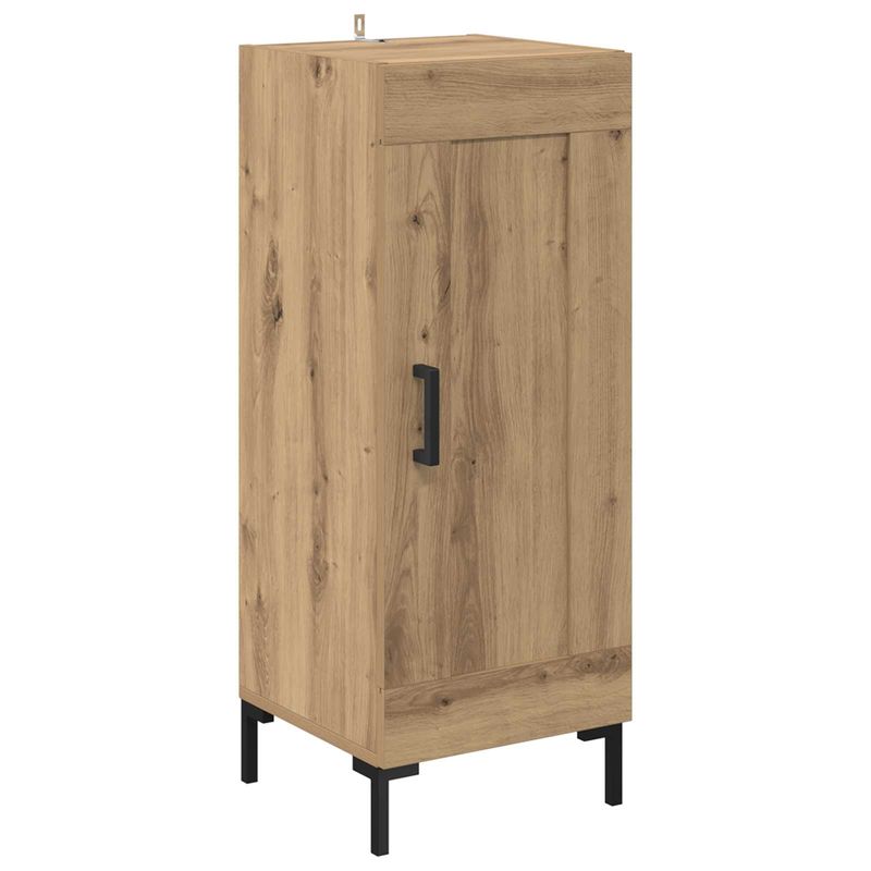 Casa si Gradina - Mobilier - Comode si corpuri - Corpuri bucatarie - Bufet Stejar Artizanal 69,5 x 34 x 180 cm Lemn compozit - Infinity.ro