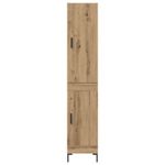Casa si Gradina - Mobilier - Comode si corpuri - Corpuri bucatarie - Bufet Stejar Artizanal 69,5 x 34 x 180 cm Lemn compozit - Infinity.ro
