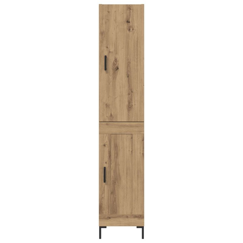 Casa si Gradina - Mobilier - Comode si corpuri - Corpuri bucatarie - Bufet Stejar Artizanal 69,5 x 34 x 180 cm Lemn compozit - Infinity.ro