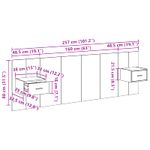 Casa si Gradina - Mobilier - Paturi si accesorii - Accesorii paturi - Tablie de pat cu LED, gri deschis, 83x16x78/88 cm, catifea - Infinity.ro