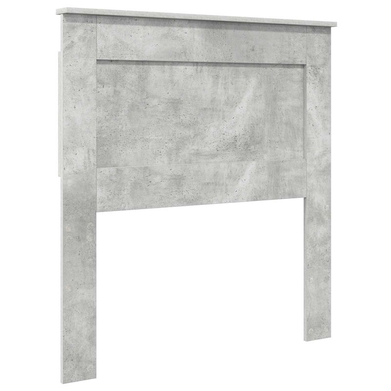 Casa si Gradina - Mobilier - Paturi si accesorii - Paturi - Pat cu storage Gri din beton 90 x 190 cm Lemn compozit - Infinity.ro