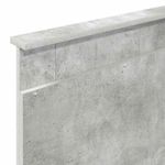 Casa si Gradina - Mobilier - Paturi si accesorii - Paturi - Pat cu storage Gri din beton 90 x 190 cm Lemn compozit - Infinity.ro