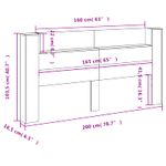 Casa si Gradina - Mobilier - Paturi si accesorii - Accesorii paturi - Tablie de pat cu LED, albastru inchis, 93x16x118/128cm, catifea - Infinity.ro