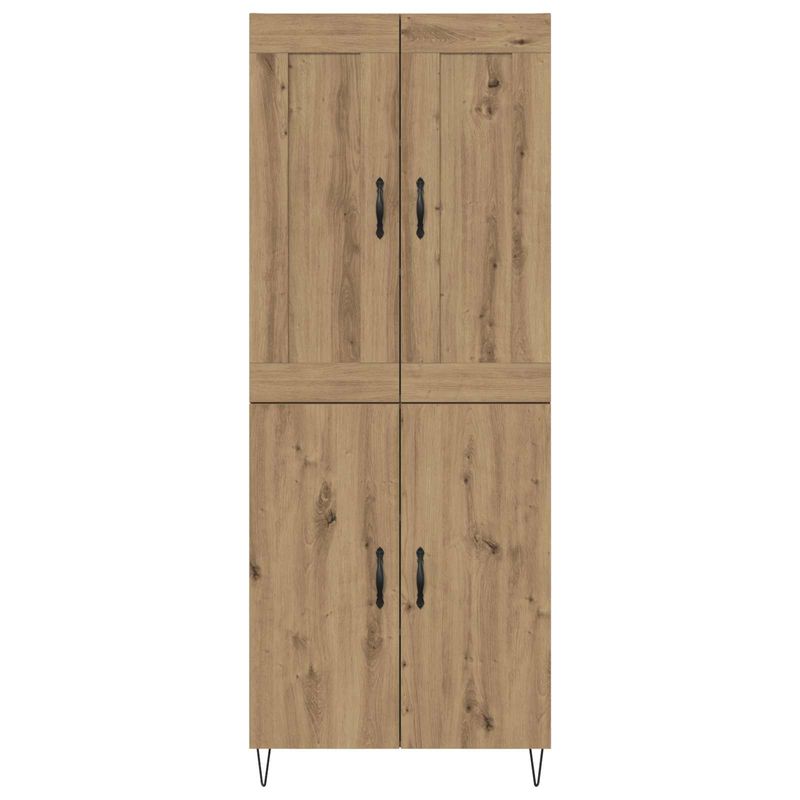 Casa si Gradina - Mobilier - Comode si corpuri - Corpuri bucatarie - Bufet Stejar Artizanal 69,5 x 34 x 180 cm Lemn compozit - Infinity.ro