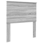 Casa si Gradina - Mobilier - Paturi si accesorii - Paturi - Cadru de pat Sonoma gri si argintiu 75 x 190 cm Lemn compozit - Infinity.ro