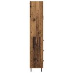 Casa si Gradina - Mobilier - Comode si corpuri - Comode - Bufet cu sertar 2 pcs Lemn Vechi Lemn Stratificat si Sticla - Infinity.ro
