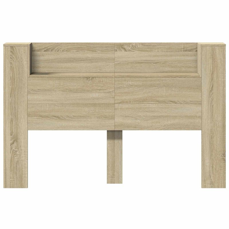 Casa si Gradina - Mobilier - Paturi si accesorii - Accesorii paturi - Tablie de pat cu LED, albastru, 93x16x78/88 cm, textil - Infinity.ro