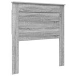 Casa si Gradina - Mobilier - Paturi si accesorii - Paturi - Pat cu storage cu sertar Gri Sonoma 100 x 200 cm Lemn compozit - Infinity.ro