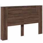 Casa si Gradina - Mobilier - Paturi si accesorii - Accesorii paturi - Tablie de pat cu LED, albastru, 183x16x78/88 cm, textil - Infinity.ro