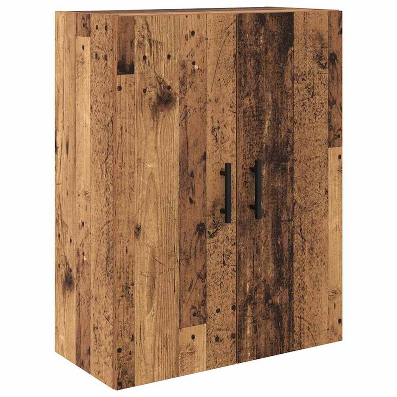 Casa si Gradina - Mobilier - Comode si corpuri - Comode - Bufet cu sertar 2 pcs Lemn Vechi Lemn Stratificat si Sticla - Infinity.ro