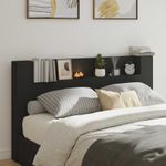 Casa si Gradina - Mobilier - Paturi si accesorii - Accesorii paturi - Tablie de pat cu LED, albastru, 144x5x78/88 cm, textil - Infinity.ro