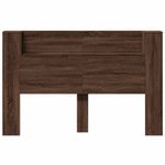 Casa si Gradina - Mobilier - Paturi si accesorii - Accesorii paturi - Tablie de pat cu LED, albastru, 183x16x78/88 cm, textil - Infinity.ro