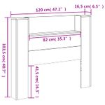 Casa si Gradina - Mobilier - Paturi si accesorii - Accesorii paturi - Tablie de pat cu LED, albastru, 103x16x118/128 cm, textil - Infinity.ro