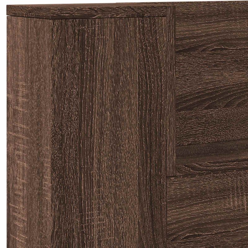 Casa si Gradina - Mobilier - Paturi si accesorii - Accesorii paturi - Tablie de pat cu LED, albastru, 183x16x78/88 cm, textil - Infinity.ro