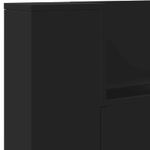 Casa si Gradina - Mobilier - Paturi si accesorii - Accesorii paturi - Tablie de pat cu LED, albastru, 144x5x78/88 cm, textil - Infinity.ro