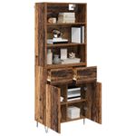 Casa si Gradina - Mobilier - Comode si corpuri - Corpuri bucatarie - Bufet cu sertar Lemn Vechi 69,5 x 32,5 x 180 cm Lemn compozit - Infinity.ro