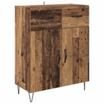 Casa si Gradina - Mobilier - Comode si corpuri - Corpuri bucatarie - Bufet cu sertar Lemn Vechi 69,5 x 32,5 x 180 cm Lemn compozit - Infinity.ro
