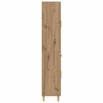Casa si Gradina - Mobilier - Comode si corpuri - Corpuri bucatarie - Bufet Stejar Artizanal 69,5 x 34 x 180 cm Lemn compozit - Infinity.ro
