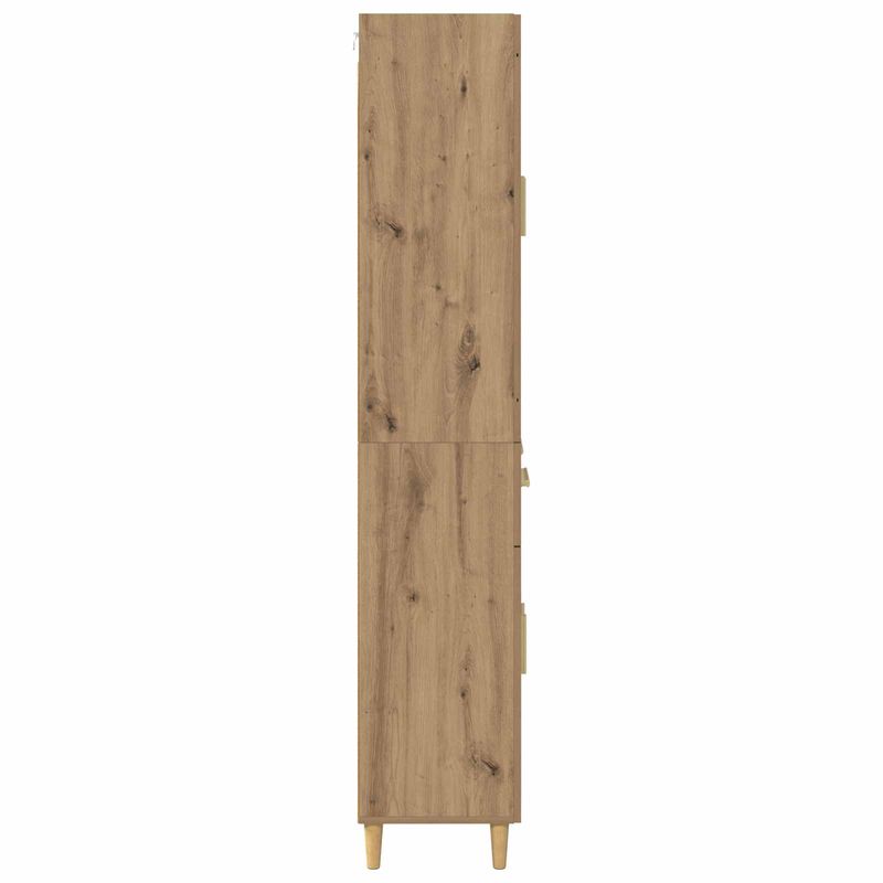 Casa si Gradina - Mobilier - Comode si corpuri - Corpuri bucatarie - Bufet Stejar Artizanal 69,5 x 34 x 180 cm Lemn compozit - Infinity.ro