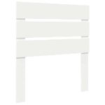 Casa si Gradina - Mobilier - Paturi si accesorii - Paturi - Pat cu storage cu headboard Alb 75 x 190 cm Lemn compozit - Infinity.ro