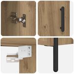 Casa si Gradina - Mobilier - Comode si corpuri - Comode - Bufet 2 pcs Stejar Artizanal Lemn compozit - Infinity.ro