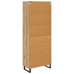 Casa si Gradina - Mobilier - Comode si corpuri - Comode - Bufet 2 pcs Stejar Artizanal Lemn Stratificat si Sticla - Infinity.ro