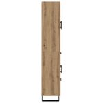 Casa si Gradina - Mobilier - Comode si corpuri - Comode - Bufet 2 pcs Stejar Artizanal Lemn Stratificat si Sticla - Infinity.ro