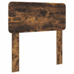 Casa si Gradina - Mobilier - Paturi si accesorii - Paturi - Pat cu storage Stejar fumuriu 75 x 190 cm Lemn compozit - Infinity.ro