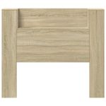 Casa si Gradina - Mobilier - Paturi si accesorii - Accesorii paturi - Tablie de pat cu LED, albastru, 90x5x78/88 cm, textil - Infinity.ro