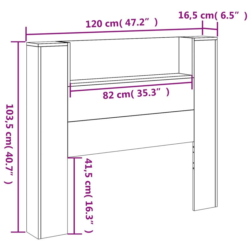 Casa si Gradina - Mobilier - Paturi si accesorii - Accesorii paturi - Tablie cu Noptiera 3 pcs Stejar Artizanal Lemn compozit - Infinity.ro