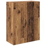 Casa si Gradina - Mobilier - Comode si corpuri - Comode - Bufet cu sertar 2 pcs Lemn Vechi Lemn Stratificat si Sticla - Infinity.ro